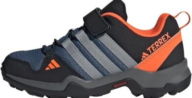 adidas Unisex Kid’s Terrex Ax2r Hook-and-Loop Hiking Shoes Sneaker