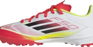 adidas Unisex’s F50 League Football Boots Turf Kids Sneaker
