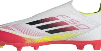 adidas Unisex’s F50 League Laceless Football Boots Fg/Mg Kids Sneaker