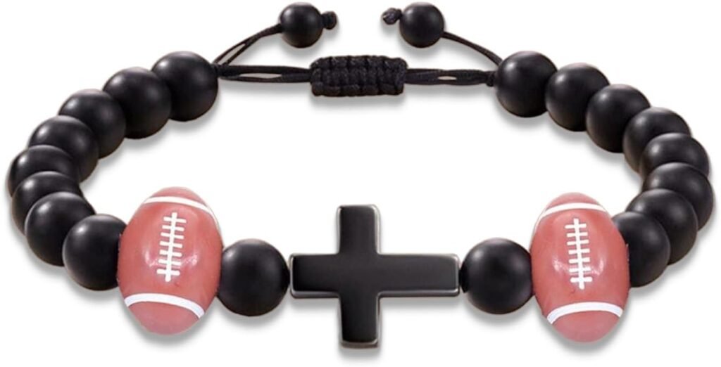 jewellery Gifts for Teen Boys, Soccer Baseball Basketball Bracelet Gifts for Boys, Birthday Graduation Gifts for Boys, Son jewellery