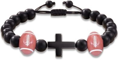 jewellery Gifts for Teen Boys, Soccer Baseball Basketball Bracelet Gifts for Boys, Birthday Graduation Gifts for Boys, Son jewellery