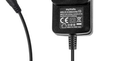 myVolts 12V power supply adaptor compatible with/replacement for Amazon Fire TV Cube TV box – UK plug myVolts 12V power supply adaptor compatible with/replacement for Amazon Fire TV Cube TV box – UK plug