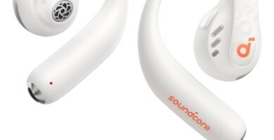 soundcore by Anker AeroFit Pro Open-Ear Headphones, Ultra Comfort, Secure Fit, Ergonomic Design, Rich Sound with LDAC, Bluetooth 5.3, IPX5 Water-Resistant, 46H Playtime, App Control, Wireless Earbuds soundcore by Anker AeroFit Pro Open-Ear Headphones, Ultra Comfort, Secure Fit, Ergonomic Design, Rich Sound with LDAC, Bluetooth 5.3, IPX5 Water-Resistant, 46H Playtime, App Control, Wireless Earbuds