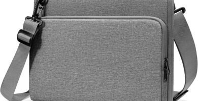 tomtoc 360 Protective Laptop Shoulder Bag for 14-inch MacBook Pro M4/M3/M2/M1 Pro/Max A3112/A3401/A3185 2024-2021, Water-Resistant Carrying Case for 13.5-14.4 Inch Microsoft Surface Laptop 6/5