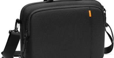 tomtoc 360 Protective Slim Laptop Case with Shoulder Strap for 16-inch MacBook Pro M3, 15-inch MacBook Air/Pro, Dell XPS 15, 15-inch Surface Laptop, Water-Repellent Laptop Accessory Bag for Business