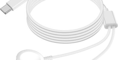 𝟐𝟎𝟐𝟒 𝐔𝐩𝐠𝐫𝐚𝐝𝐞𝐝 Charger for Apple Watch & iPhone 2 in 1 USB-C to Lightning Magnetic Wireless Charging Dock Compatible with iWatch Series10/9/8/7/6/5/SE/Ultra,iPhone14/13/12/11 (1.2m, White)