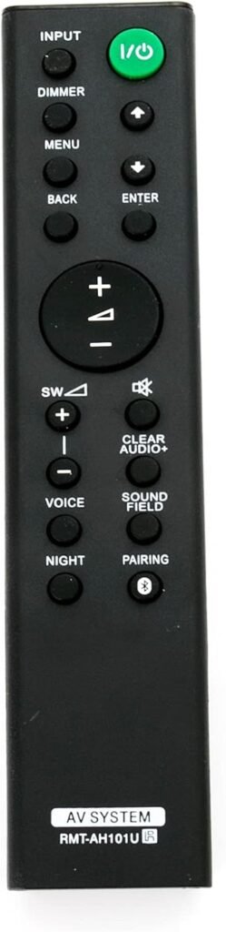 ALLIMITY RMT-AH101U Remote Control Replaced for Sony Soundbar HT-CT380 HT-CT381 HT-CT381 HT-CT780 HT-CT780 SA-CT380 SA-CT381 ALLIMITY RMT-AH101U Remote Control Replaced for Sony Soundbar HT-CT380 HT-CT381 HT-CT381 HT-CT780 HT-CT780 SA-CT380 SA-CT381