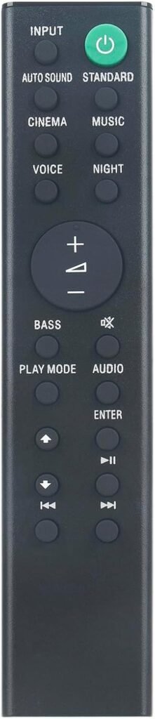 AULCMEET Remote Control,RMT-AH410U RMT-AH411U New Replace Remote fit for Sony Sound Bar Speaker System HT-S200F HT-SF200 HT-SF201 HTS200F HTSF200 HTSF201 RMTAH410U RMT-AH410U RMT-AH411U