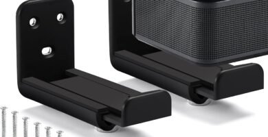 CBDYWVR Sound Bar Wall Mount, Universal Soundbar Mounting Dual Bracket for Most Soundbars including Sony, Samsung, Vizio, Lg & More, Holds Up to 20kg, Depth Adjustable 8.5-13.5 cm (Black) CBDYWVR Sound Bar Wall Mount, Universal Soundbar Mounting Dual Bracket for Most Soundbars including Sony, Samsung, Vizio, Lg & More, Holds Up to 20kg, Depth Adjustable 8.5-13.5 cm (Black)