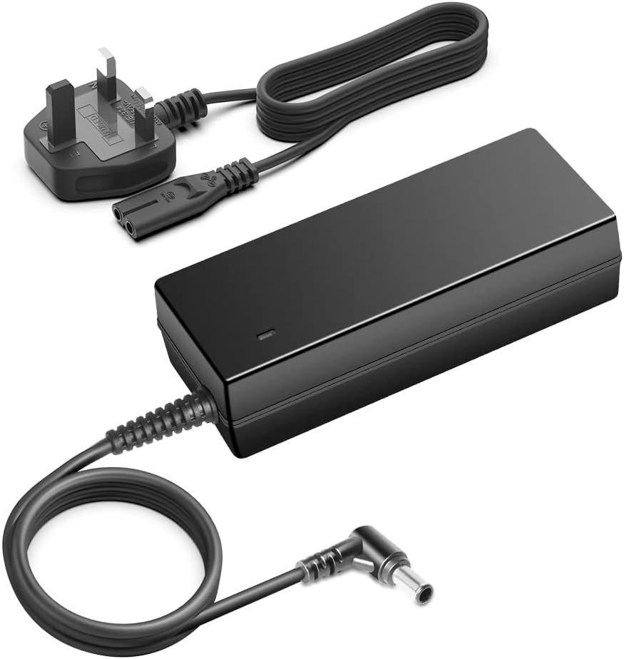 HKY 19.5V 90W Power Supply Cable for Sony BRAVIA TV KDL-43W950C KDL-43W950D KDL-48R510C KDL-48R470B KDL-50W829B, Sony Soundbar HT-MT300 HTS200F HT-MT500, Samsung Odyssey AG700 Monitor Charger