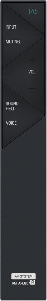New RM-ANU207 Replace Remote Control – RM-ANU207 149279111 Soundbar Remote Replace for SONY Home Theater RMANU207 1-492-791-11 HTST5 HTXT1 SA-ST5, SAST5, SA-WST5 SAWST5 HT-ST5 HT-XT1 Remote Controller