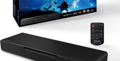 Panasonic SC-HTB01 SoundSlayer Gaming Speaker with Built-in Subwoofer (Dolby Atmos and DTS:X, Bluetooth, High-Resolution Audio, HDMI) – Black [Exclusive to Amazon]