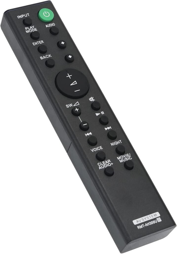 RMT-AH300U Replacement Remote Control Fit for Sony Soundbar RMT-AH300U HT-CT290 HT-CT291 SA-CT290 SA-CT291 SA-WCT290 SA-WCT291 RMT-AH300U Replacement Remote Control Fit for Sony Soundbar RMT-AH300U HT-CT290 HT-CT291 SA-CT290 SA-CT291 SA-WCT290 SA-WCT291