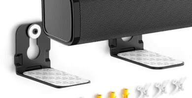 Soundbar Bracket Mount Compatible with Samsung, Sony, LG, Panasonic, JBL, Sharp, Denon, JVC, Yamaha, Canton, Philips, Bose and More Soundbar Wall Mount Kit Sound Bar Mount Mounting Bracket Soundbar Bracket Mount Compatible with Samsung, Sony, LG, Panasonic, JBL, Sharp, Denon, JVC, Yamaha, Canton, Philips, Bose and More Soundbar Wall Mount Kit Sound Bar Mount Mounting Bracket
