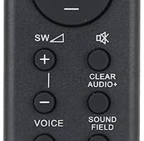 TV remote control, Remote Control Replacement for Sony Soundbar System HT-CT380 HT-CT780 SA-CT380 TV remote control, Remote Control Replacement for Sony Soundbar System HT-CT380 HT-CT780 SA-CT380