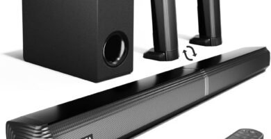 ULTIMEA 4.1ch Sound Bar for Smart TV with Subwoofer, Peak Power 200W, 2-in-1 Detachable Bluetooth 5.3 Soundbar, Bass Adjustable, 3 EQ Modes TV Sound Bar, ARC/Optical/Aux, Apollo S50 Detachable Series ULTIMEA 4.1ch Sound Bar for Smart TV with Subwoofer, Peak Power 200W, 2-in-1 Detachable Bluetooth 5.3 Soundbar, Bass Adjustable, 3 EQ Modes TV Sound Bar, ARC/Optical/Aux, Apollo S50 Detachable Series