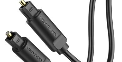 VENTION Optical Cable 2m Optical Audio Cable TOSLINK Cable Optical Digital Audio Cable fibre optical cable for soundbar to tv,Home Theater, PS4, XBOX,[S/PDIF] LG/Samsung/Sony PRO Series