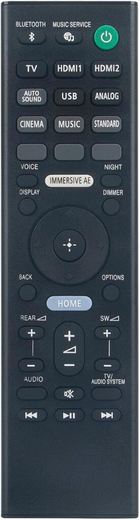 VINABTY New RMT-AH509U Replaced Remote Control RMT-AH509U Soundbar Remote Control Replacement fit for SONY SOUNDBAR RMT-AH509U HT-A7000 ht-a7000 Remote Controller