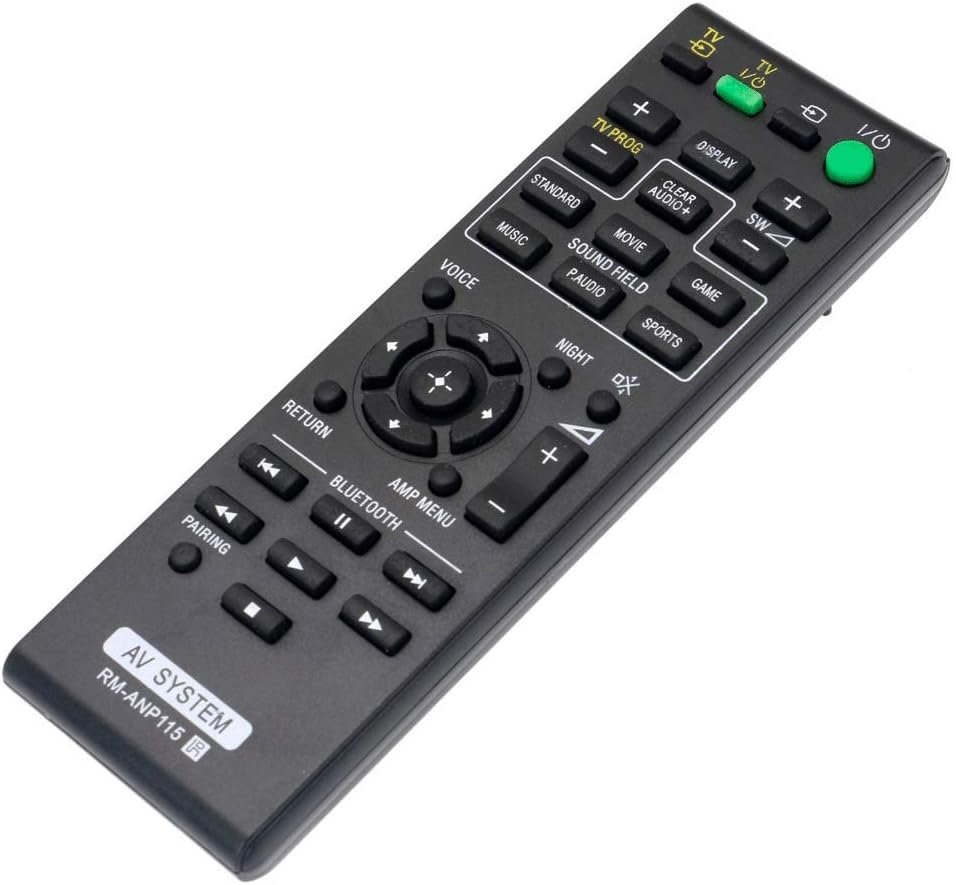 VINABTY RM-ANP115 Replacement Remote Control for Sony Sound Bar HTCT770 SACT370 SACT770 SAWCT370 SAWCT770 HT-CT370 SA-CT370 SA-CT770 SA-WCT370 SA-WCT770 VINABTY RM-ANP115 Replacement Remote Control for Sony Sound Bar HTCT770 SACT370 SACT770 SAWCT370 SAWCT770 HT-CT370 SA-CT370 SA-CT770 SA-WCT370 SA-WCT770