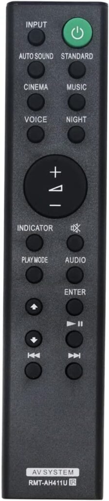 VINABTY RMT-AH411U Replacement Remote Compatible with Sony Soundbar HTS100F HT-S100F HTSF150 HT-SF150 1-493-360-11 149336011